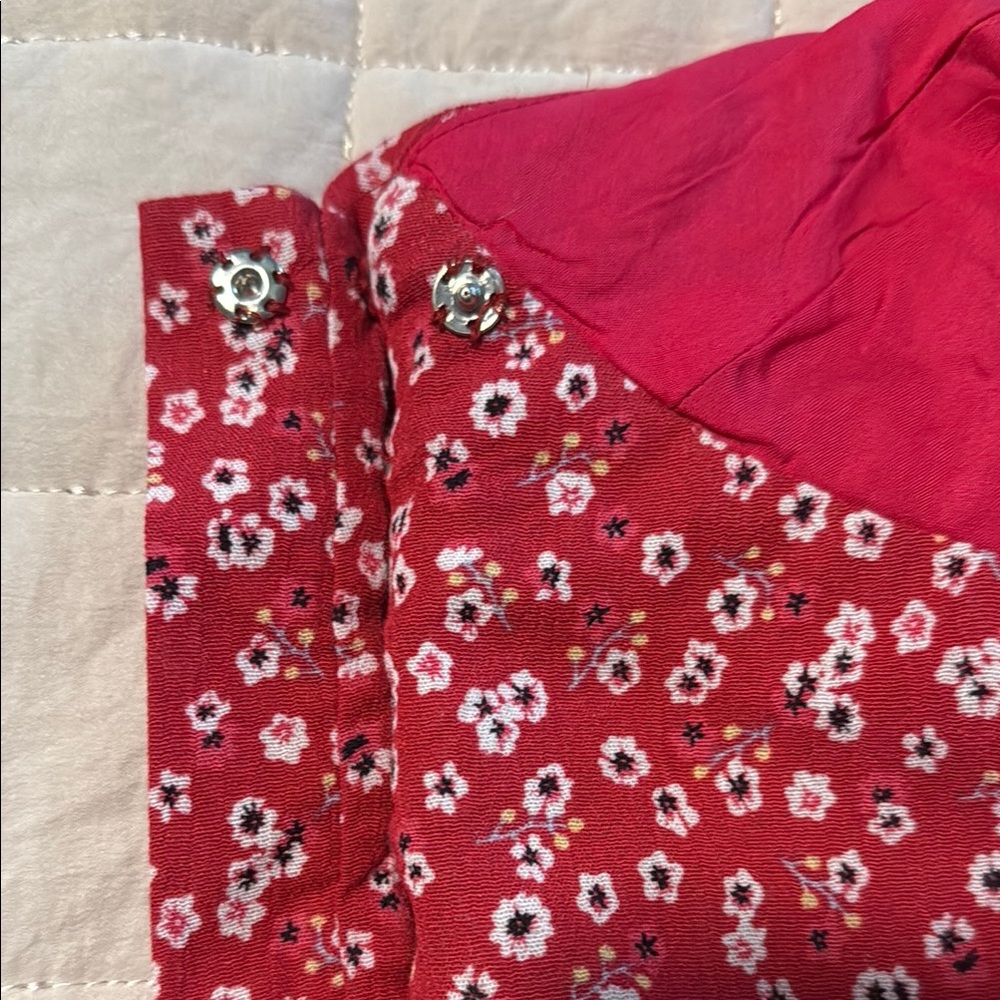 Princess Polly Red Floral Crop Top and Skirt Set - Picture 4 of 4